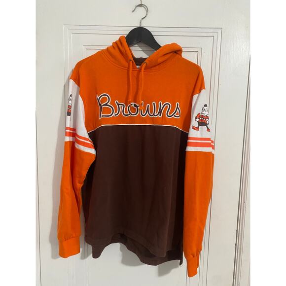 Cleveland Browns Mitchell & Ness Hoodie Size Medium - Picture 1 of 8
